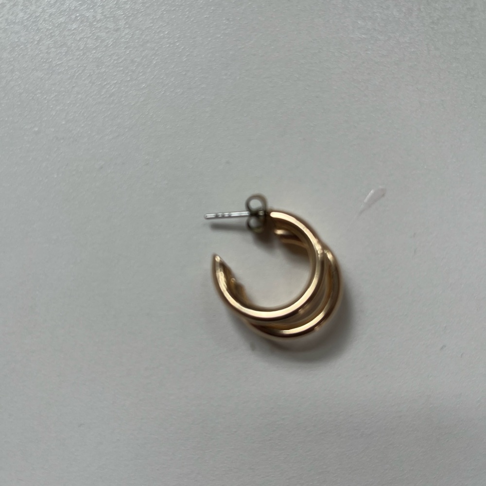 Claire's Gold Chunky Hoop Earrings